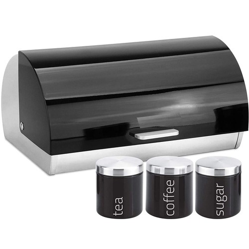 4pc bread bin set tea - 4pc,