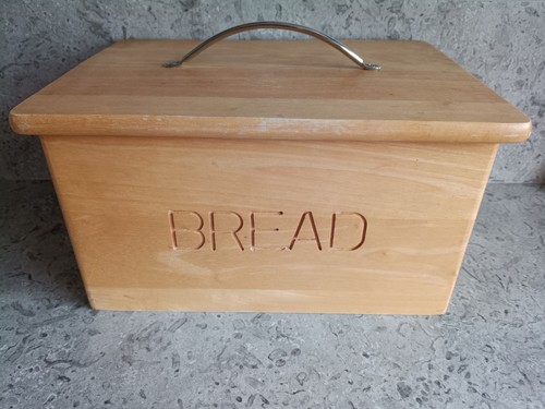 Pine wood bread - bin, box