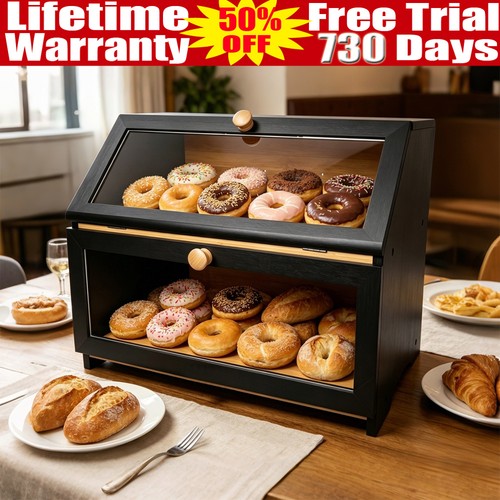 Bread bin tiers double layer - 2,