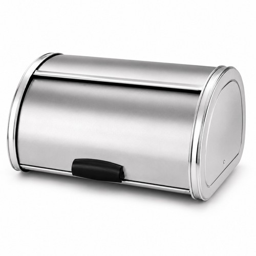 Stainless steel roll top bread - steel,