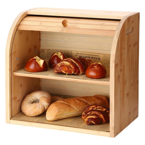 Bread bin tiers double layer - bin,