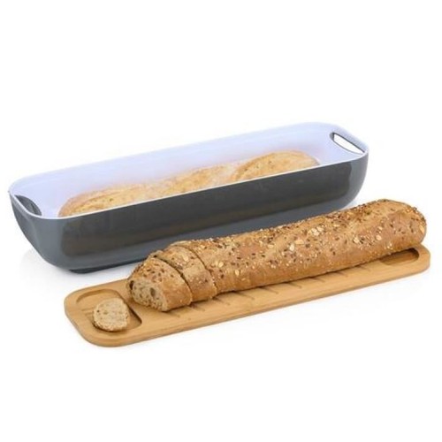 Bread bin with - with, bamboo