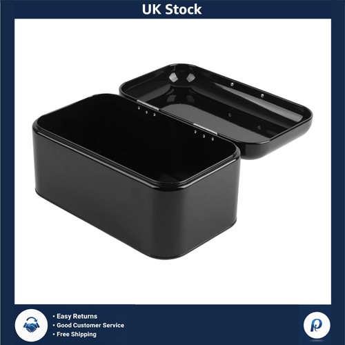 Elegant large metal bread bin - metal,