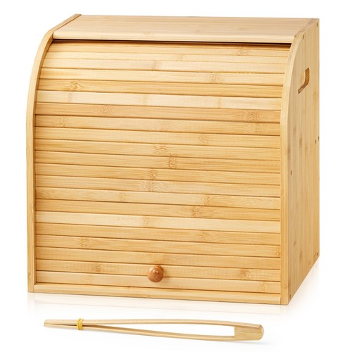 Layer bamboo bread bin - 2,