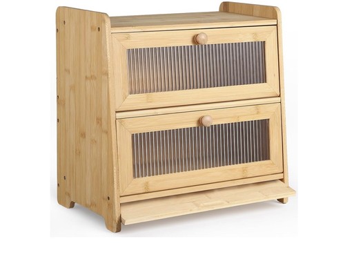 Tier wooden bread bin - 2,