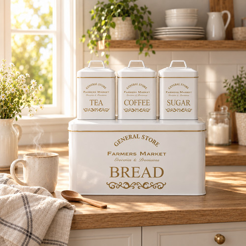 Piece bread bin tea coffee - piece,