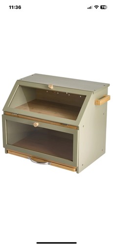 Bamboo bread bin double - bread,