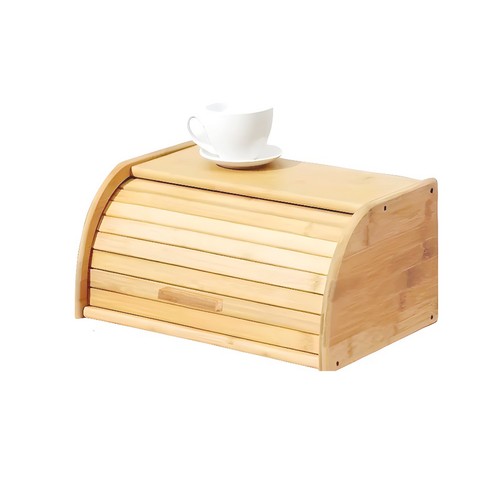 Large bamboo bread - bamboo, bin