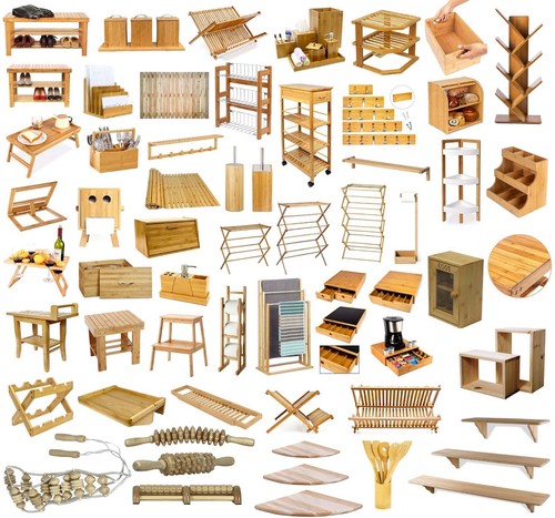 Bamboo wooden kitchen - bamboo,