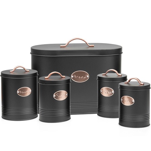 5pc kitchen bread bin - bin, set