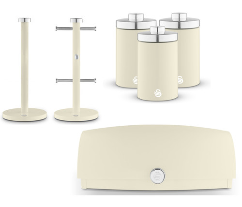 Swan townhouse cream - swan, bin