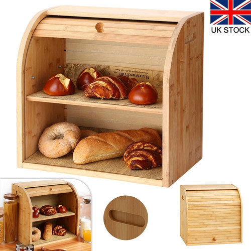 Tier bamboo bread bin - tier,
